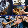 thumbnail image 4 of 2-In-1 UHF Saxophone Microphone System, Wireless Microphone Transmitter Receiver 100 Ft Transmission Guitar Audio Mixer, 4 of 7