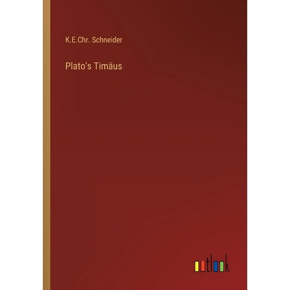 Plato's TimÃ¤us, (Paperback)