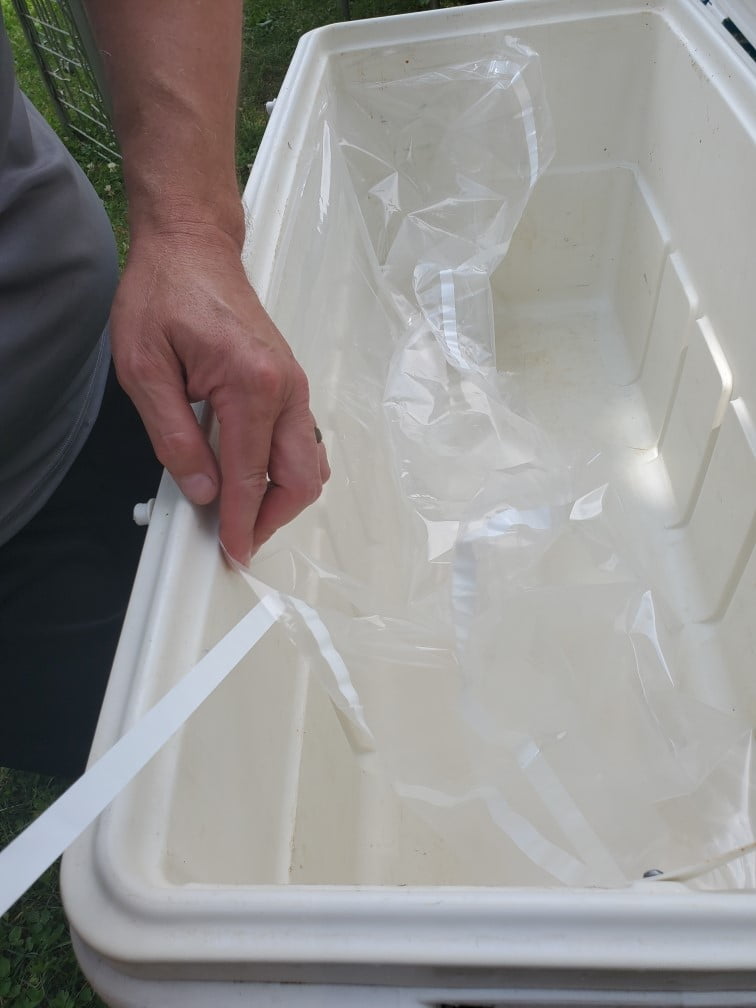 Allinliner Heavy-Duty Plastic Cooler Liner - Disposable Cooler Liner for Coolers 100QT to 150QT