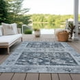 thumbnail image 6 of Addison Rugs Chantille Indoor/Outdoor Transitional Global Blue Washable Rectangle Rug, 8' x 10', 6 of 6