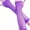 Purple, variant on 1 Pair of Summer Sleeve Covers, Fishnet Sleeves, Hollow-Out Long Gloves, Summer Decorative Sleeves, Trendy Sanya Surfing Gloves
