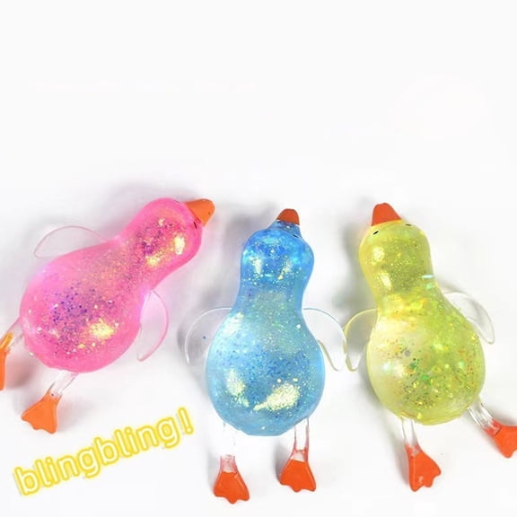 YingYouFu Stretchy Ducks Squeezed Toys,Stress Relief Toys for Adults and Ki-ds,Fidget Toys,Party Favors for Ki-ds,Birthday Gifts,Christmas,Easter Eggs,Classroom Prizes