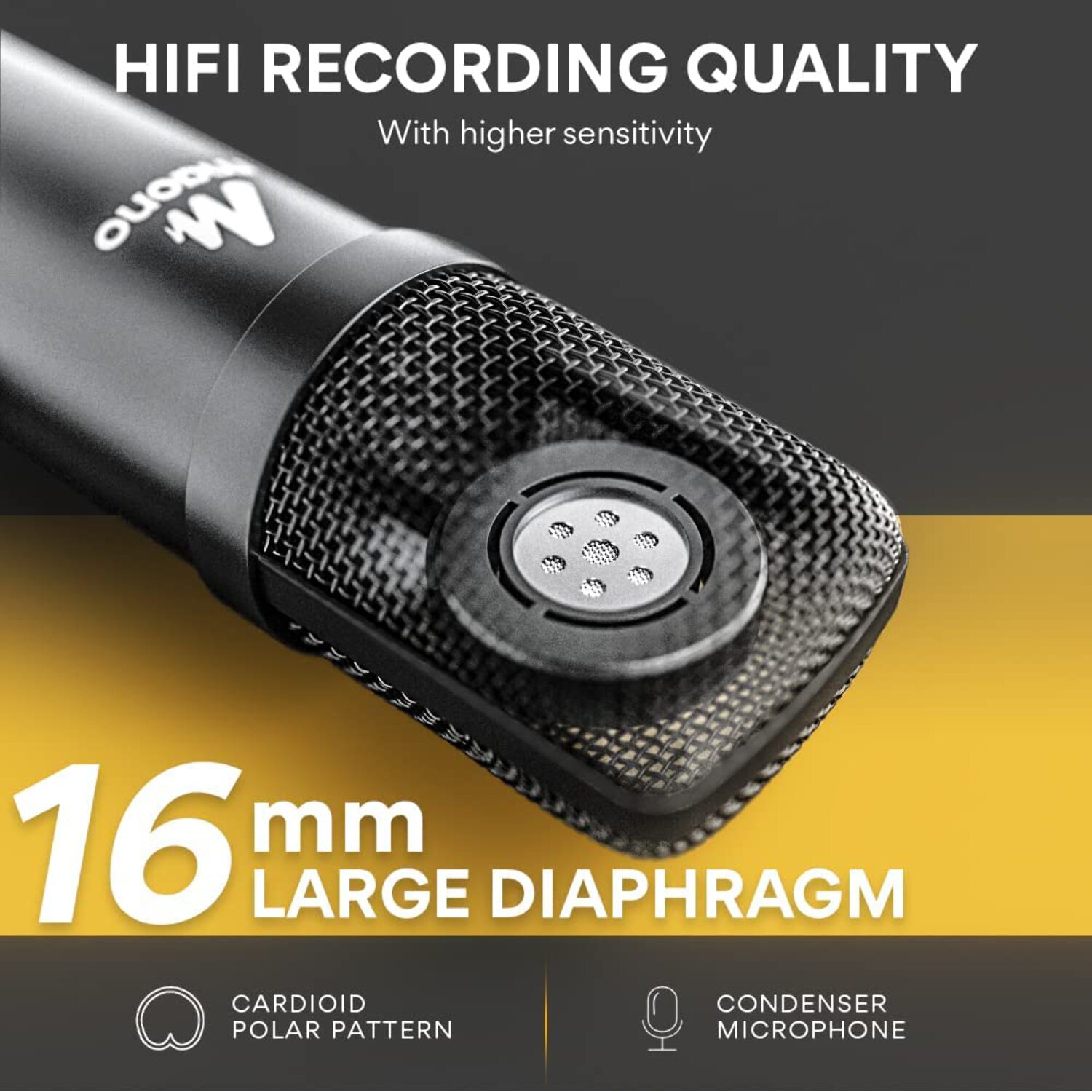 Computer Podcast Condenser Cardioid Metal Mic Kit