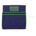 thumbnail image 2 of DEEPCRAFF Classroom Chair Storage Pocket in Green with Book Holder and Easy Installation, 2 of 6