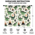 thumbnail image 2 of Blackout Kids Curtains,Cute Dinosaur Pattern Childrens Insulated Curtains Set Of 2,Bedroom Essentials,Toddler Room Decor 52x84in(132x213cm), 2 of 4