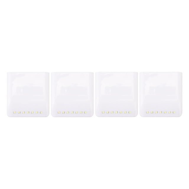 4 Set LED Closet Lights 7 LED Sensor Under Cabinet Lights with 2700K Warm White Light for Wardrobe Cupboard Drawer