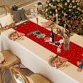 thumbnail image 6 of Festive Christmas Table Flag And Tablecloth Set In 72X13 Inch Size, Waterproof Decoration For Coffee Table And Holiday Party Setting, Long Narrow Design For Console Tables And Buffet Displays, 6 of 6