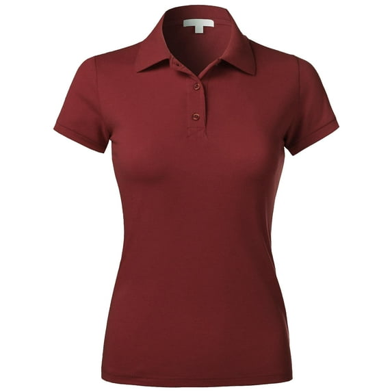 Ma Croix Women's Casual Slim Fit Polo Shirts