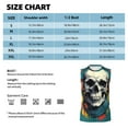 thumbnail image 4 of Daiia Modern Hip-Hop Skull Printed Men's Tank Tops,Casual Soft Sleeveless Gym Muscle Shirts Bodybuilding Tee-Medium, 4 of 8