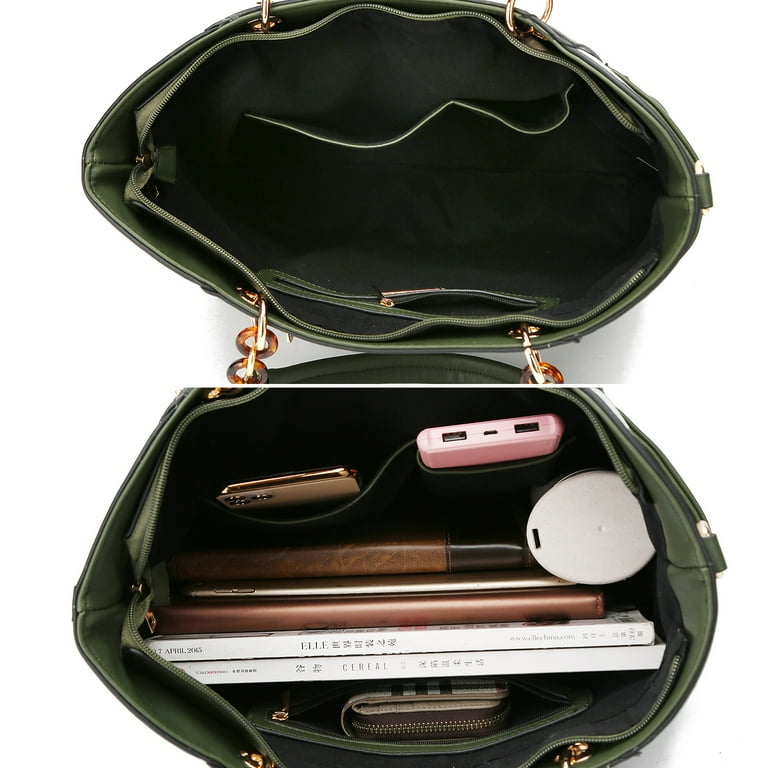 Mkf collection bonita checker tote & wallet set hotsell