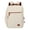 Beige;White, variant on BIMZUC 20‑35L Waterproof Travel Backpack with USB Port, 16‑inch Laptop Compartment, Sponge Shoulder Straps, Suitcase Strap, 180° Opening