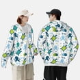 thumbnail image 6 of Fotbe Cartoon Sea Creatures Men's Women's UPF 50+ Sun Protection Jacket Hooded Cooling Shirt with Pockets Hiking Outdoor Performance-Medium, 6 of 9