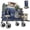Dark Blue, variant on Beach Wagon with 9x4 PU Wheels 500 lbs Capacity Expandable Tailgate 300L Storage Sand Cart