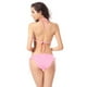 thumbnail image 1 of Traje de baño de dos piezas sexy para mujer, con cordones y abertura en color, 1 of 5