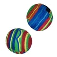 thumbnail image 1 of Flip Flop Hanging Ball Figurine Ornament Hand Made Using Recycled Flip-Flop Rubber Makes For Great Christmas Tree Holiday Arrangement Decor Great Basket Filler Set of 2, 1 of 1