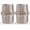 3/4“, 2pcs, variant on 1/2" Male x 1/2" Male Hex Nipple Pipe Fittings, 304 Stainless Steel 1/2 inch NPT Male Threaded Pipe Adapter Fittings  Nipples Connectors, Male Straight Connector Pipe Fitting (1/2", 2 count)