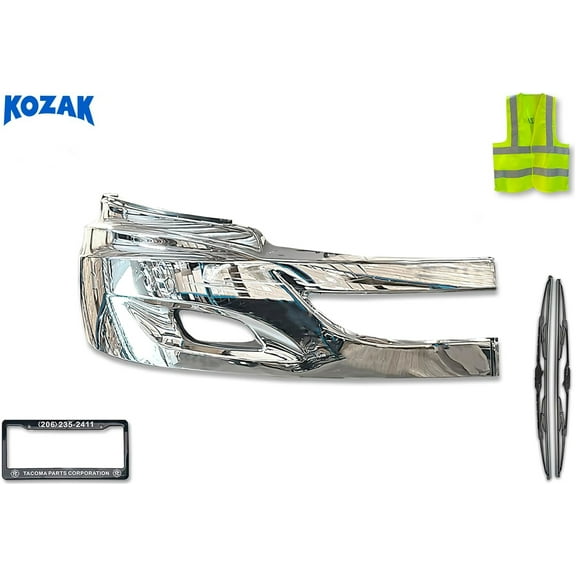 KOZAK Bumper Chrome Trim (Right Passenger Side) Compatible with International Prostar