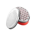 thumbnail image 3 of Cheese Grater Stainless Steel Vegetable Zester Manual Kitchen Grater with Container; Vegetable Fruit Grinder Shredder with Container, 3 of 8