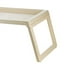 thumbnail image 3 of Escritorio de cama ANGGREK para ordenador portátil mesa plegable PP con diseño Simple ranurado hacia abajo con orificio de carga, 3 of 5