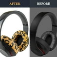 thumbnail image 5 of SOULWIT Replacement Ear Pads Cushions for Beats Studio 2 & Studio 3 Wired & Wireless Headphones, Earpads with Soft Protein Leather, Noise Isolation Memory Foam, Added Thickness - Tiger Stripes, 5 of 5