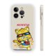 thumbnail image 1 of Exprese su estilo con una vibrante funda plateada mate con diseño de dibujos animados para iPhone, 1 of 4