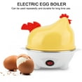 thumbnail image 4 of Healthy Egg Cooker, Yellow Egg Boiler, For Steam Eggs Corn, 4 of 8