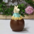 thumbnail image 4 of Pascua Chocolate Cáscara De Huevo Pareja Familia Conejito Ornamento Primavera Pascua Decoraciones Resina Conejito Decoraciones Figuritas Artesanías matsuzay FN007190-03, 4 of 6