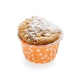 thumbnail image 2 of Panificio 1 oz Round Polka-Dotted Hot Orange Paper Small Baking Cup - Pleated - 2" x 2" x 1 1/4" - 200 count box, 2 of 11