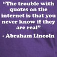 thumbnail image 3 of CafePress - The Trouble With The Internet T Shirt - Men's Classic Graphic Cotton T-Shirt, 3 of 4