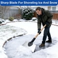 thumbnail image 4 of Heavy-Duty Steel Snow Shovel Blade, Multi-Purpose Ice Scraper & Chipper for Driveway, Garden, Manure & Outdoor Cleaning Tool, 4 of 9