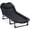 Black, variant on EDX 3-in-1 Folding Camping Recliner, Heavy Duty Portable Sleeping Cot for Camping, Travel and Indoor Use, Gray