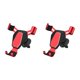thumbnail image 1 of Tholdsy Soporte universal para teléfono celular para automóvil Estante de soporte de montaje de ventilación de aire de metal con clip ajustable, rojo No.04 2piezas, 1 of 6