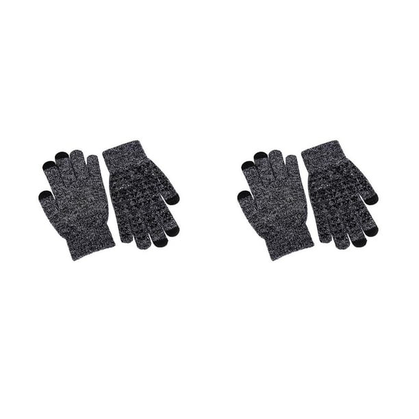 Sonducket Guantes de punto Cubierta para calentar las manos Cubiertas para mantener el calor Guante de dedos completos de punto cálido para actividades al Tipo 2 2piezas Sonducket CBP264769