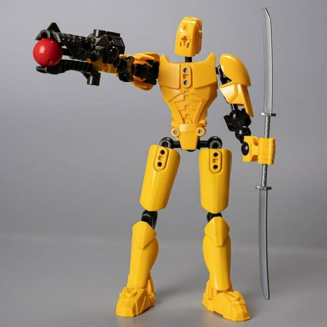 Cameland New Combat Robot 13 Joint Movable Printed Toy New Wing Puppet DIY Decompression Tool Mechanical Heavenly Weapon Versatile Shaped Doll