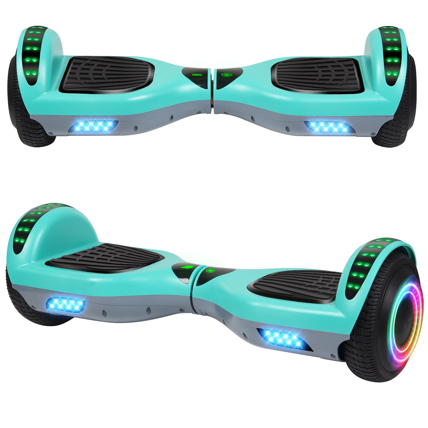 Street Style SISIGAD Hoverboard 6.5 Two-Wheel Self Balancing Hoverboard with Bluetooth Speaker 
