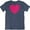 Blue, variant on Floral Heart or Love Print Valentine T-Shirt for Wife, GF, Women, Ladies & Girls Light Grey