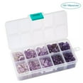 thumbnail image 2 of GKNET 1 Box Natural Amethyst Tumbled Chips Beads Loose Rocks Gemstone Mixed Stones, 2 of 7