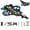 Blue, variant on Skyriders RC Jet, Foam Remote Control Fighter Jet Airplane with 360° Flips & LED Lights, 2.4GHz Easy-Fly RC Stunt Plane Toy, Durable Drop-Resistant Jets Drone Great Christmas Birthday Gifts