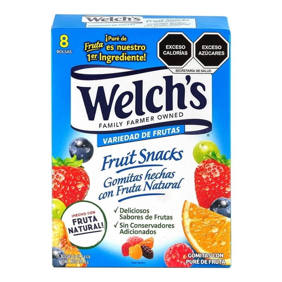Gomitas Welch's con puré de fruta variedad de frutas 181.6 g