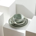thumbnail image 5 of Stone Lain Mirella 4-Piece Pasta Bowl Set Stoneware, Light Green, 5 of 6