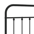 thumbnail image 5 of vidaXL Metal Headboard Black 100 cm, 5 of 5