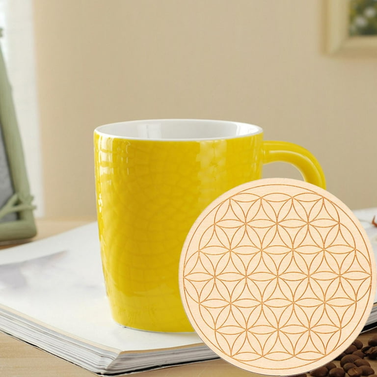 12 Pcs Cork Coaster For Drink, Absorbent Heat Resistant Reusable Tea Or  Coffee Coaster, Blank Coasters For Crafts,Warm Gifts Cork Coasters For