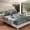 Blue Grey Black, variant on YST Rustic Camper Bed Sheets Twin Happy Camping Bunk Bedding Set Boho Moon Stars Rv Camper Decor Fitted Sheet For Travel Trailers,Camping Car Accessories Bed Cover,Blue Grey，No Top Sheet