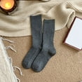 thumbnail image 6 of Yokua Men Wool Socks Cotton Dress Socks Thick Warm Winter Socks Casual Crew Socks, 6 of 21