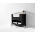 thumbnail image 4 of Ancerre Designs Hayley 36" Farmhouse Wood Bathroom Vanity Set in Black Onyx, 4 of 18
