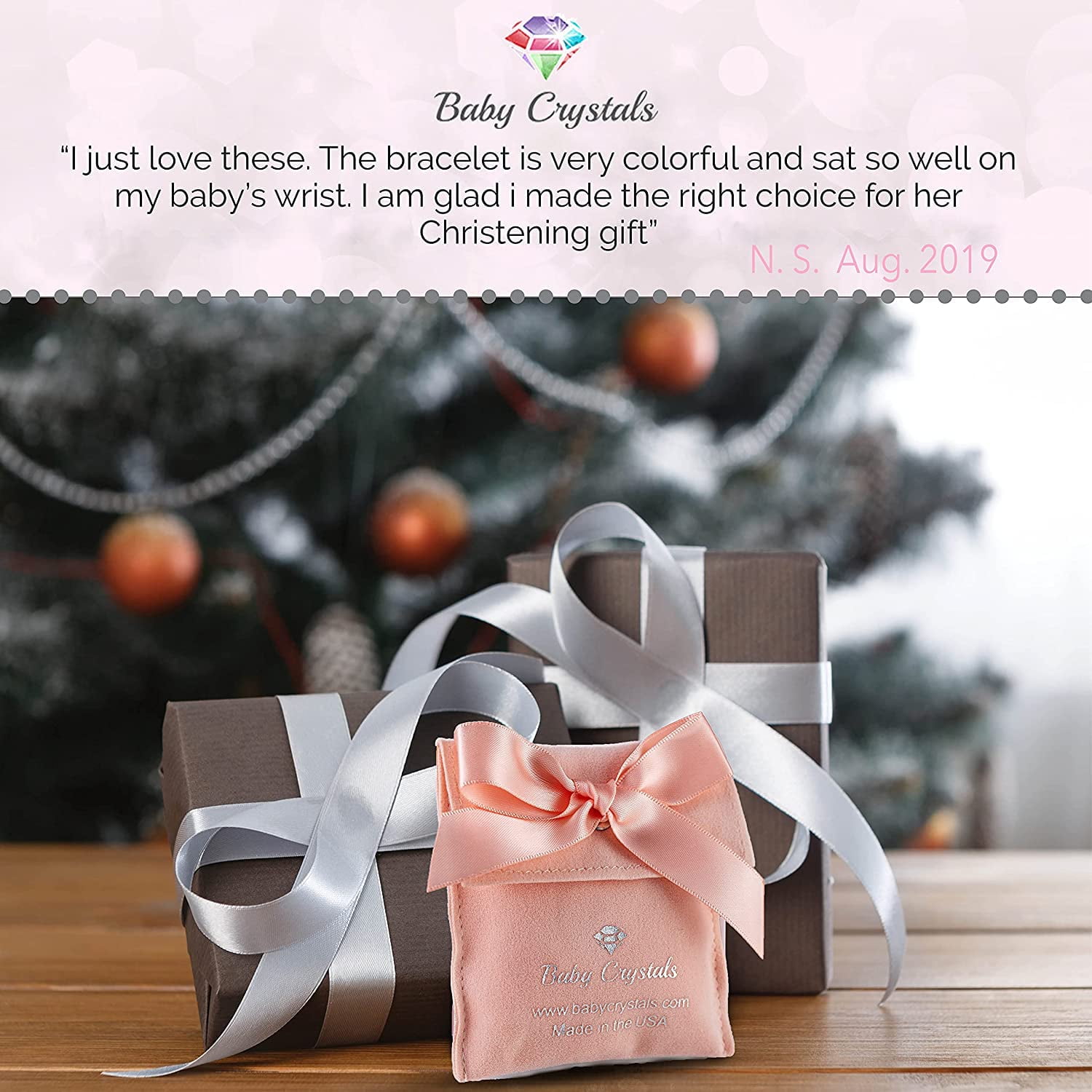 Christening gifts bracelet deals