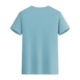 thumbnail image 5 of HOMADLES Mens T-Shirt Short Sleeve Solid Lightweight Crewneck Slim Fit Soft Stretch Summer Tee Green 3XL, 5 of 5
