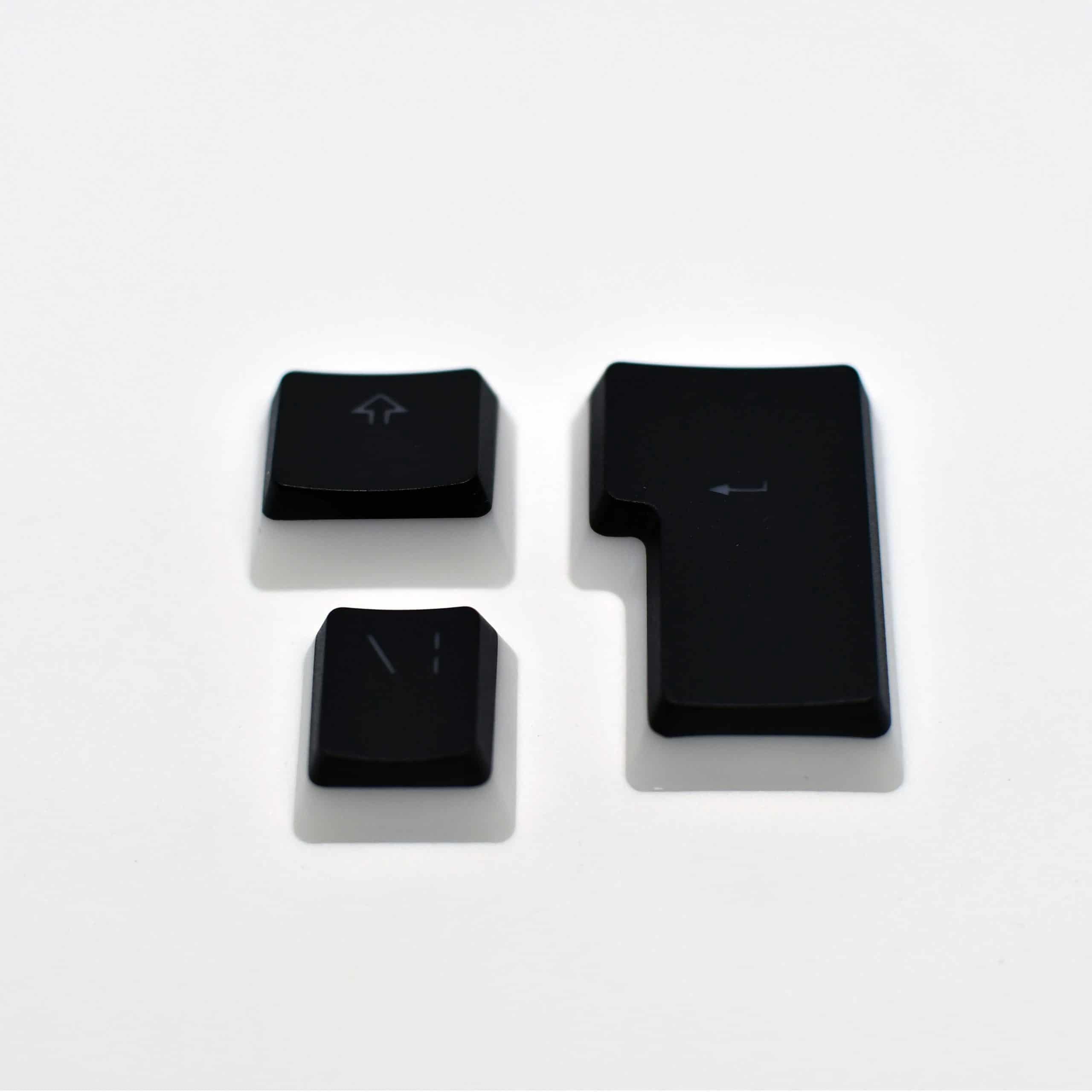 OEM PBT Pudding Keycaps Black and White - 104 Keys