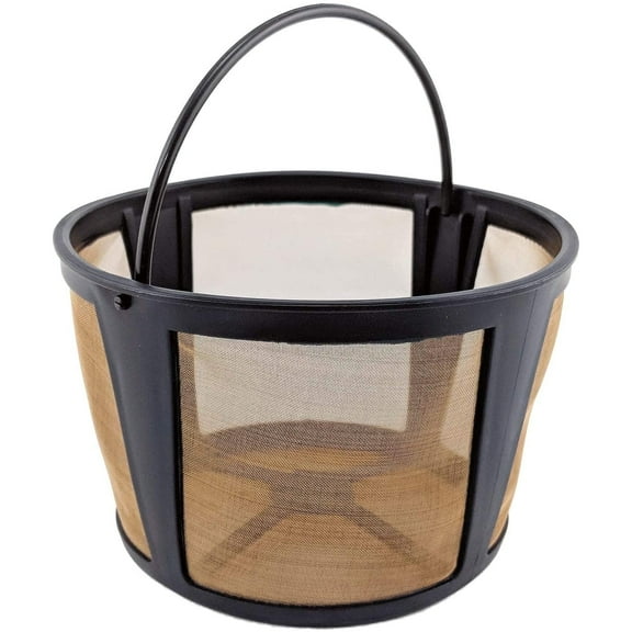 NRP Tall 14-cup Screen Basket Permanent Coffee Filter Replacement for KRUPS Coffeemaker EC321/322/324, Also fit other Drip Coffeemaker with Large Brew Section