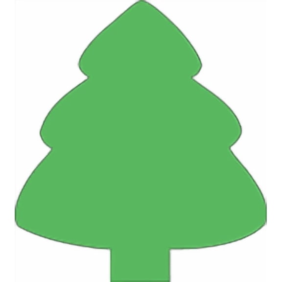 SHAPES ETC. Sticky Shape Notepad - Evergreen Tree